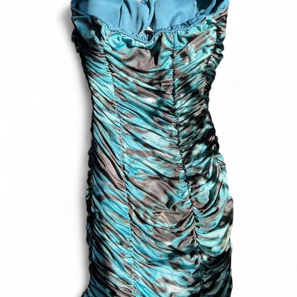 Charlotte Russe Women's animal print bodycon mini dress club party - Picture 5 of 6